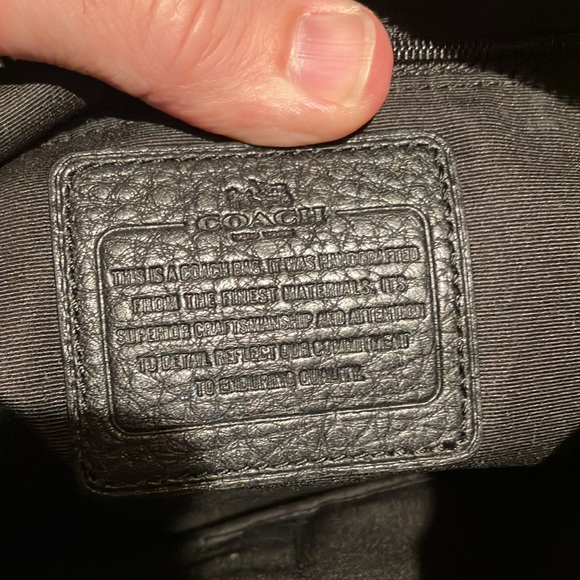 Black/Gray Coach Bag - Picture 4 of 7